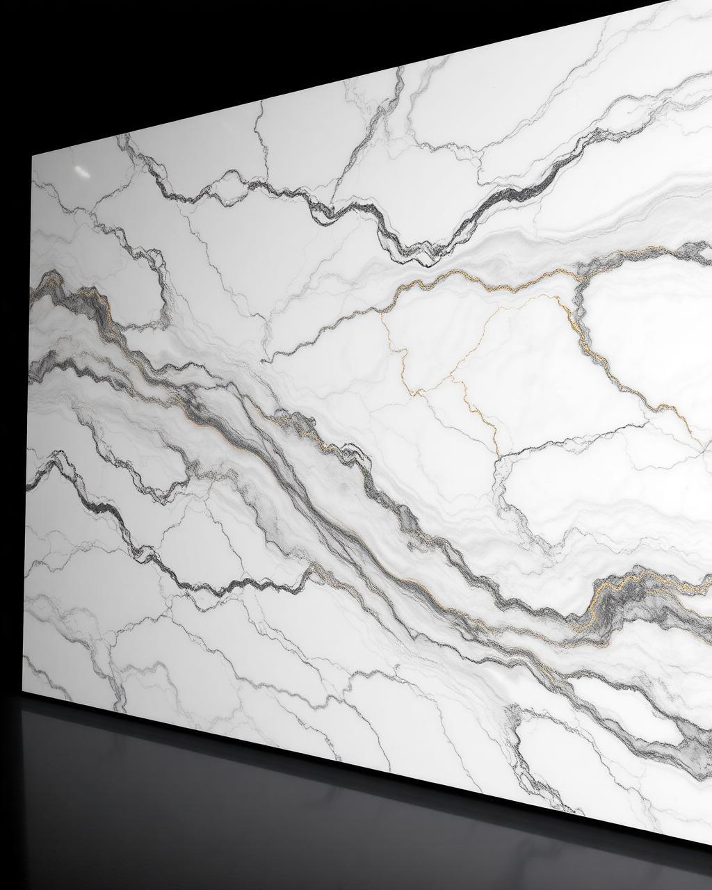 Marble slab fabricated by Peak Stoneworkz in Utah